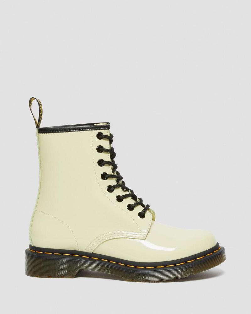 Dr Martens 1460 Lak Leren Veterlaarzen Dames Room | NL 584QMA